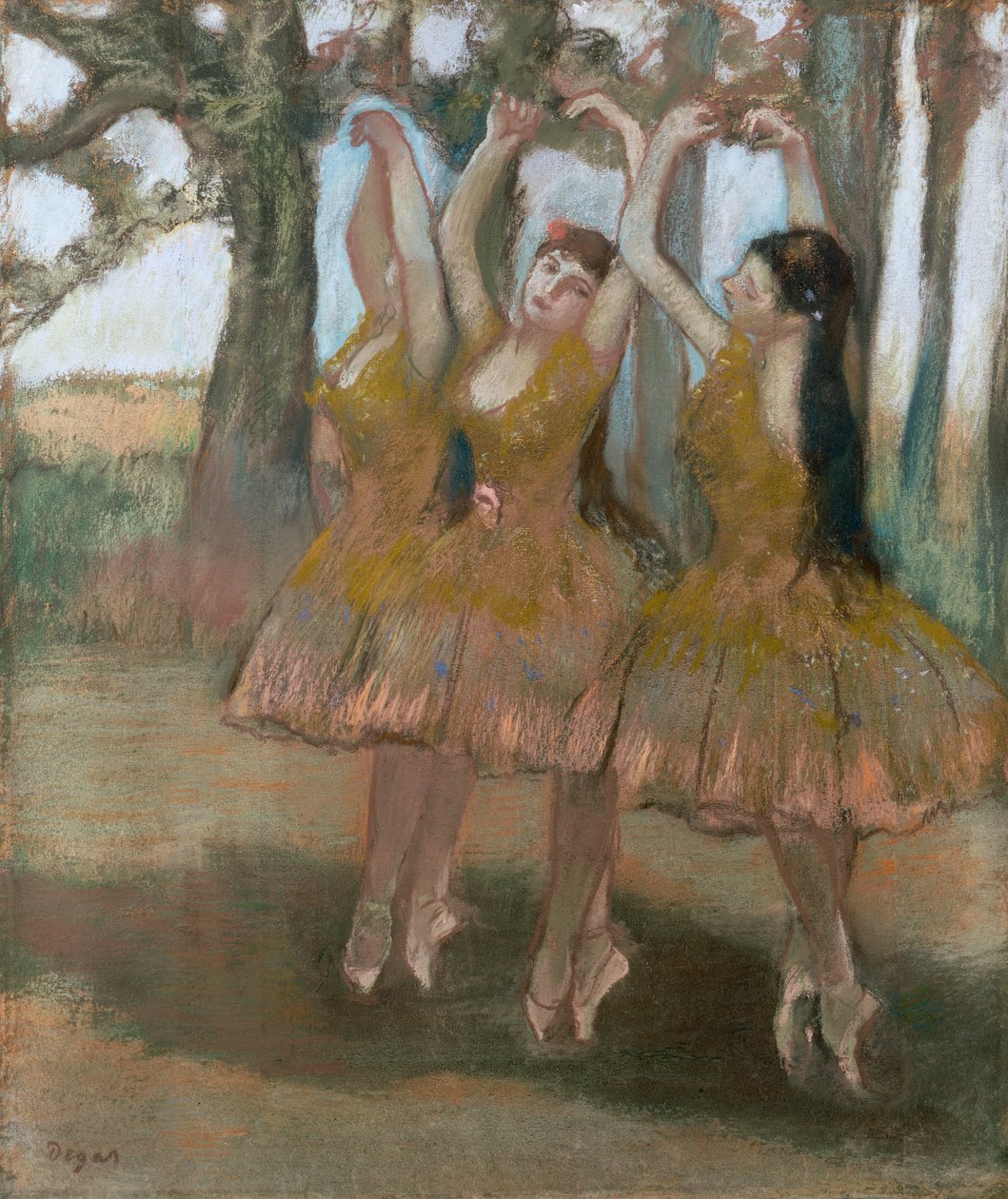 A dança grega, c.1881 de Edgar Degas