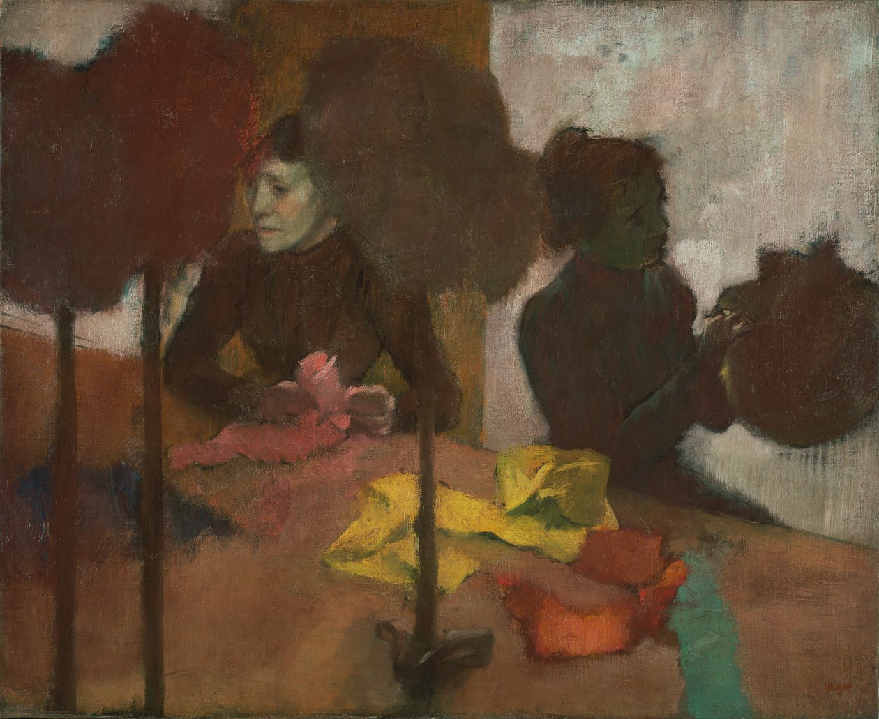 The Milliners, c.1882-1905 (óleo sobre tela) de Edgar Degas
