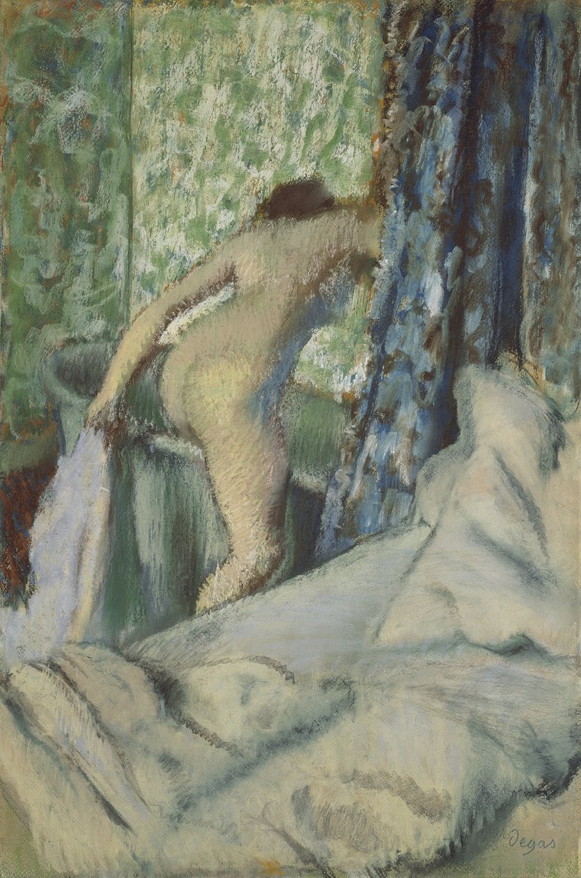 O Banho da Manhã, 1887-90 de Edgar Degas