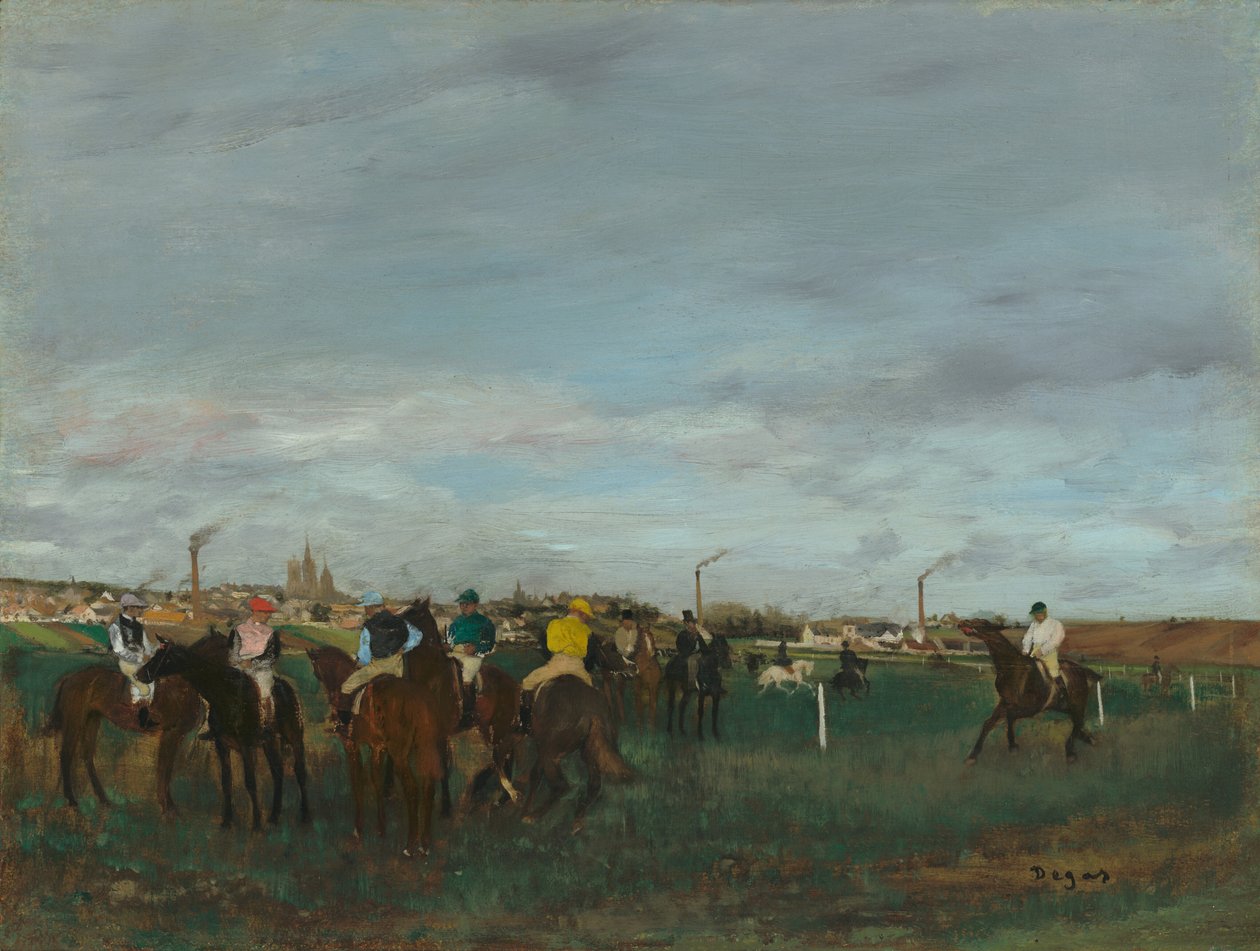 As corridas de Edgar Degas
