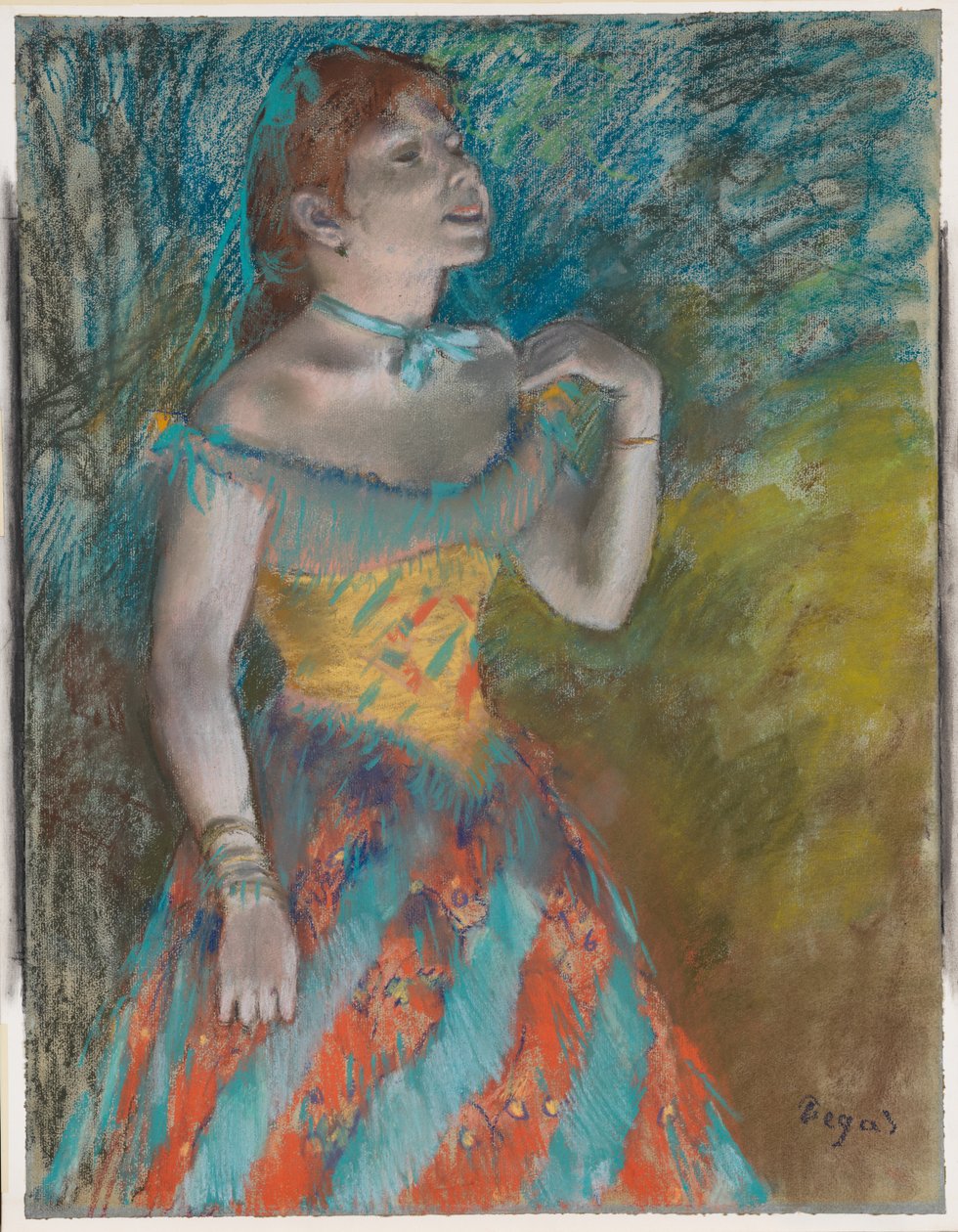 A Cantora de Verde de Edgar Degas