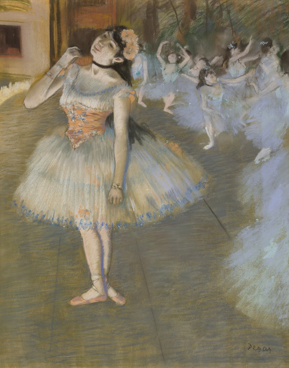 A estrela, 1879-81 de Edgar Degas