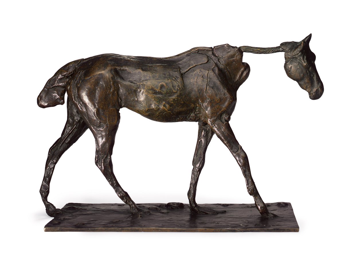 Cavalo Puro-Sangue, Caminhada; Cavalo puro-sangue marchando de Edgar Degas