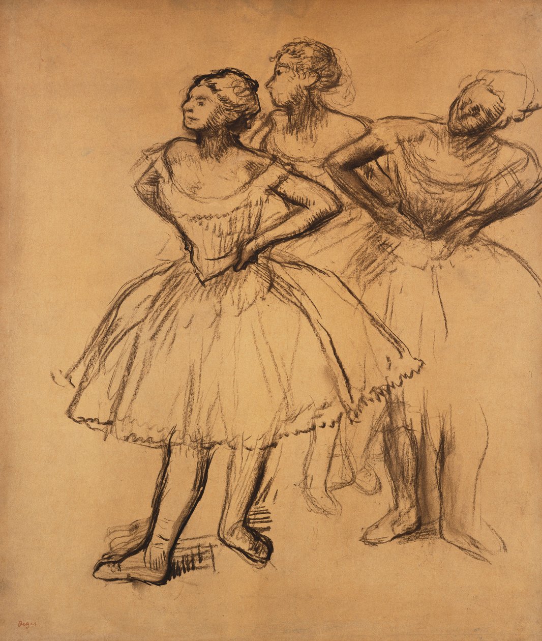Três dançarinos; Três Dançarinos, de Edgar Degas