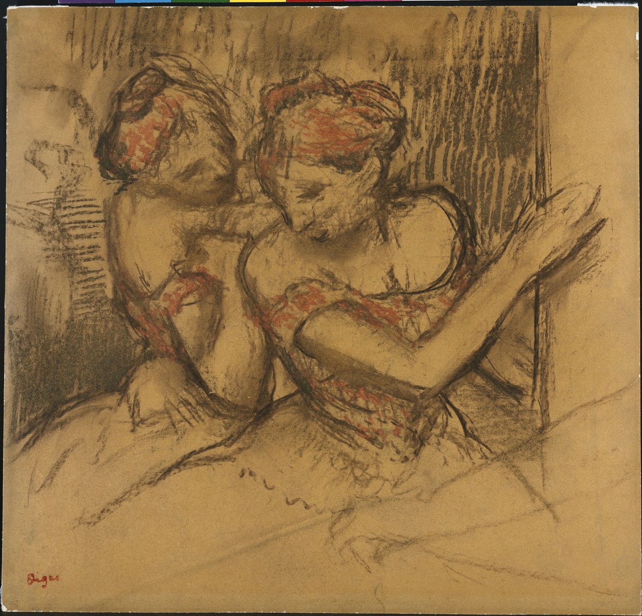 Dois dançarinos de Edgar Degas