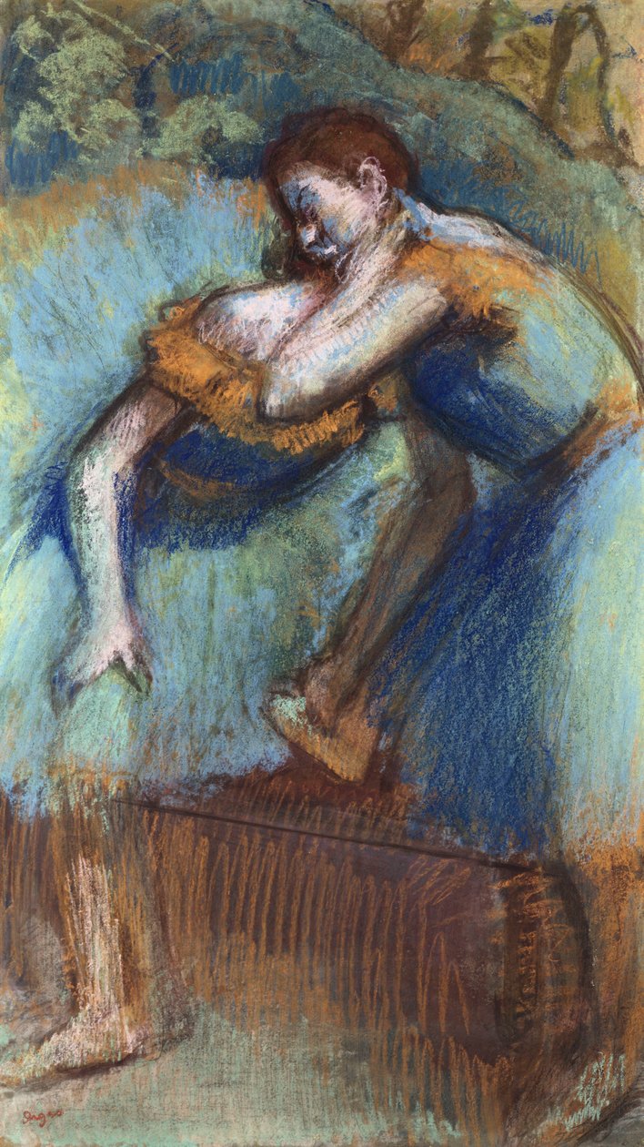 Dois dançarinos, c.1891 de Edgar Degas