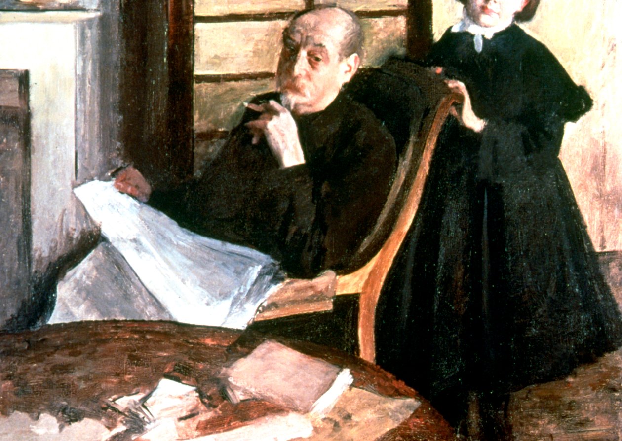Tio e sobrinha, c1876 de Edgar Degas