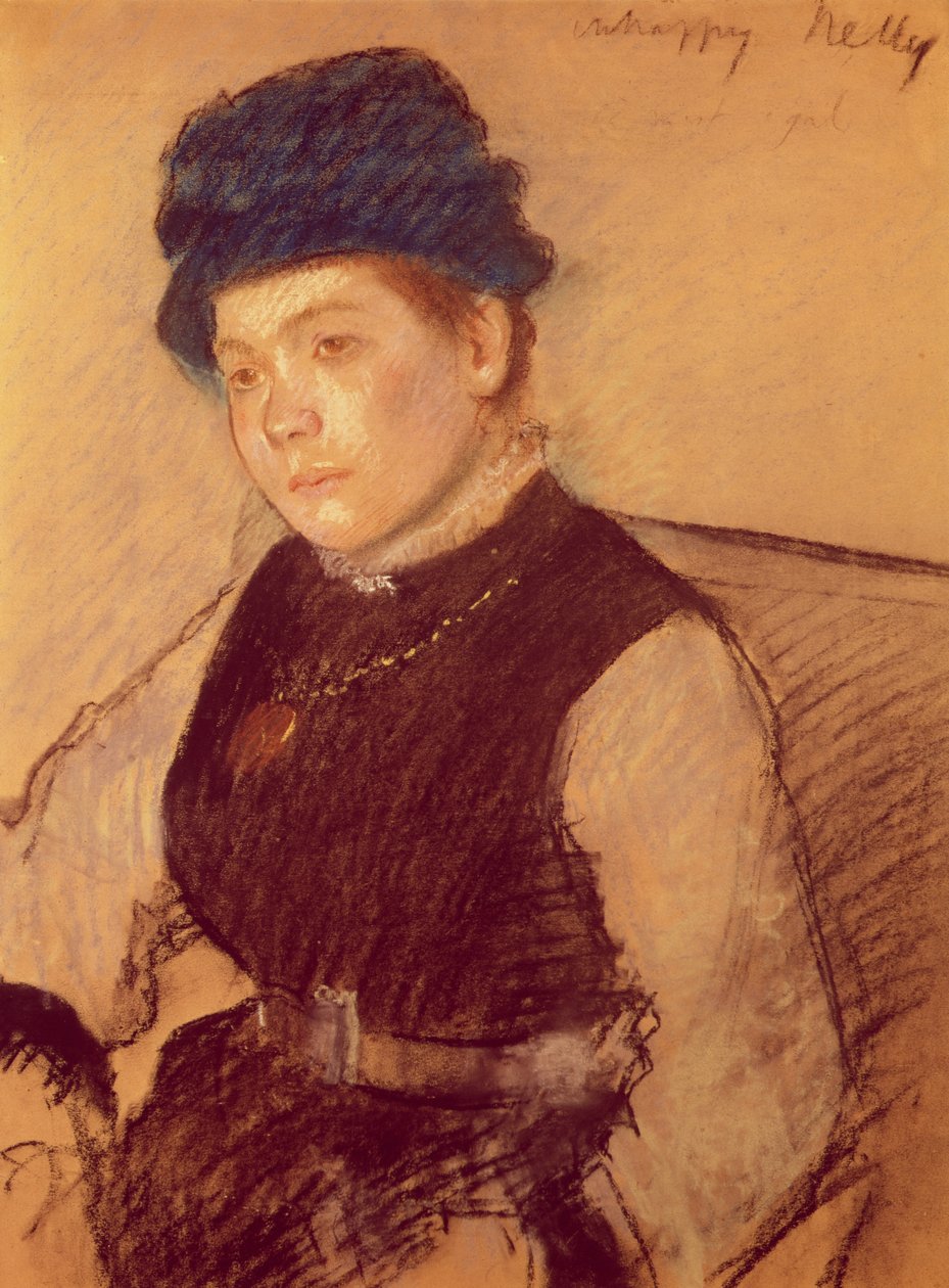 Nelly infeliz (pastel) de Edgar Degas