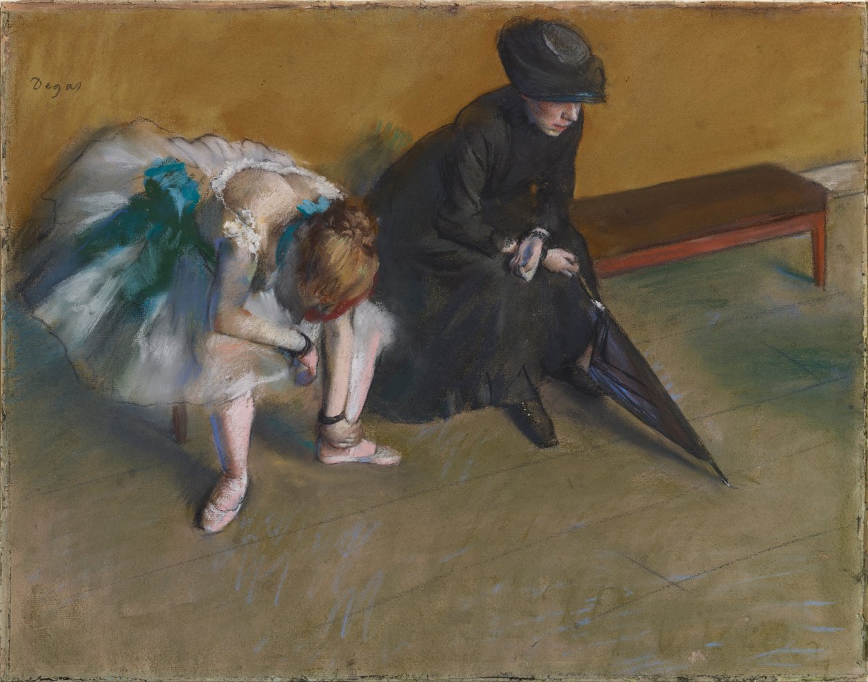 Espera de Edgar Degas