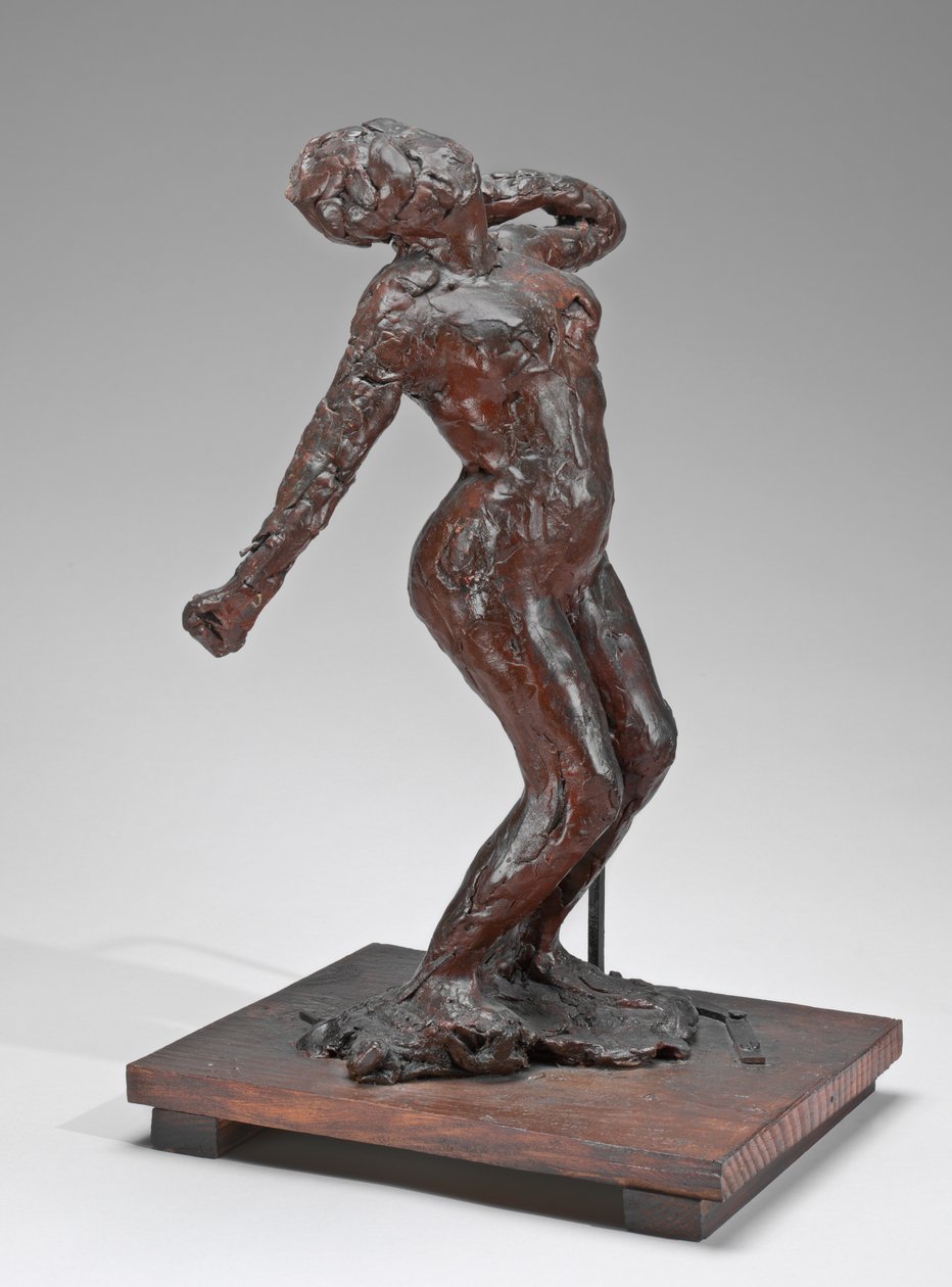 Mulher se alongando de Edgar Degas