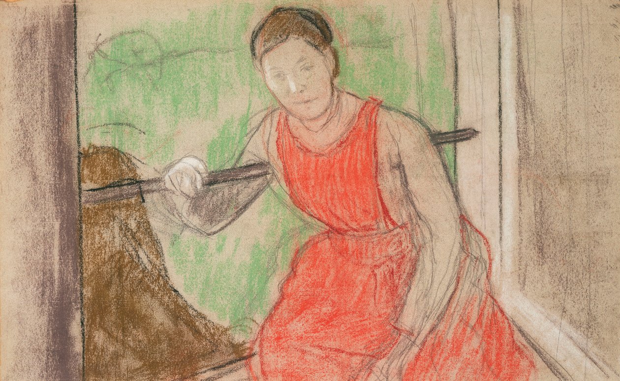 Mulher na janela, de Edgar Degas