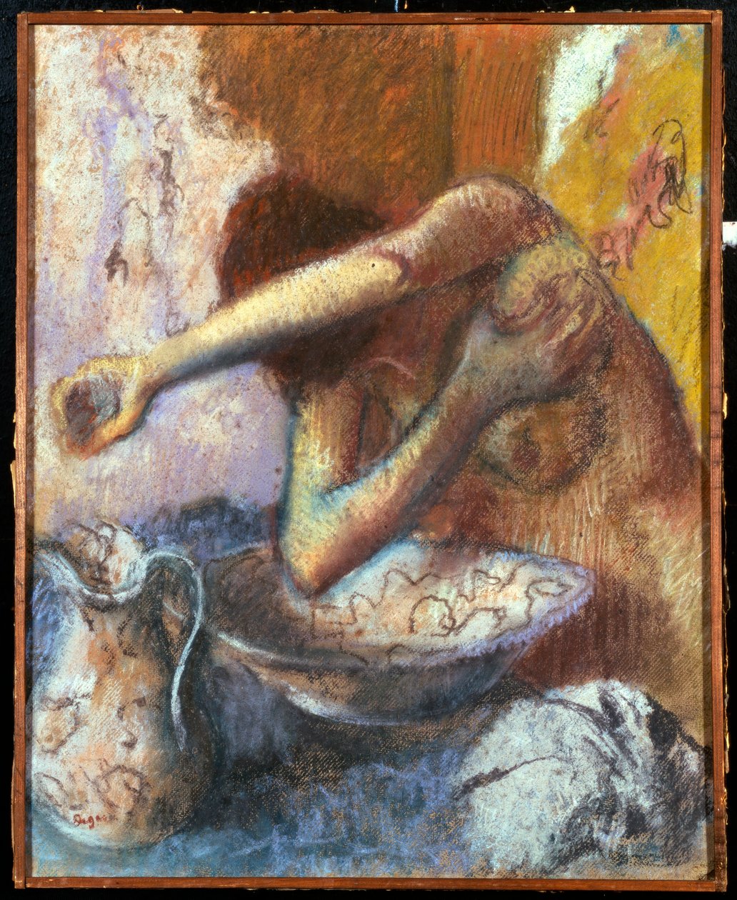 Mulher em seu banheiro, c.1887 de Edgar Degas
