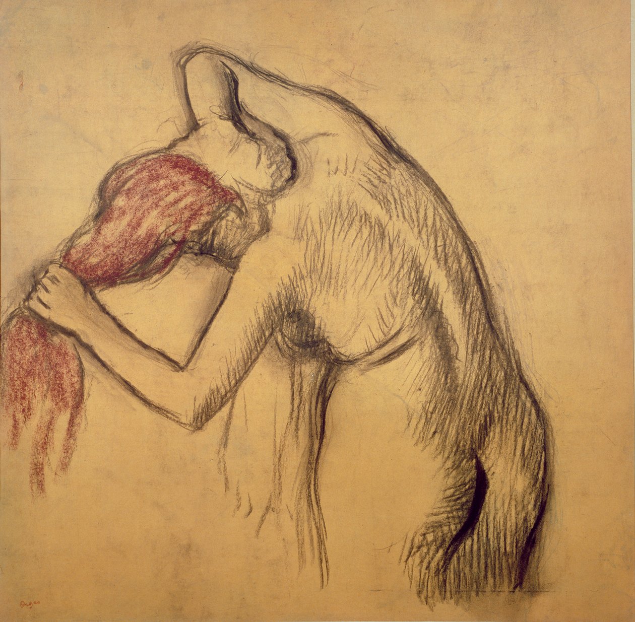 Mulher secando-se de Edgar Degas
