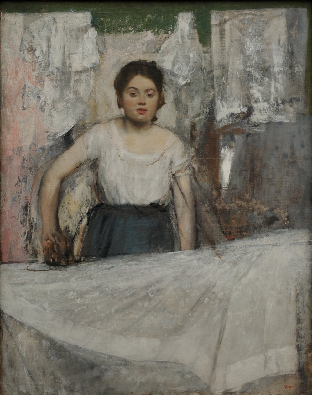 Mulher a passar a ferro de Edgar Degas