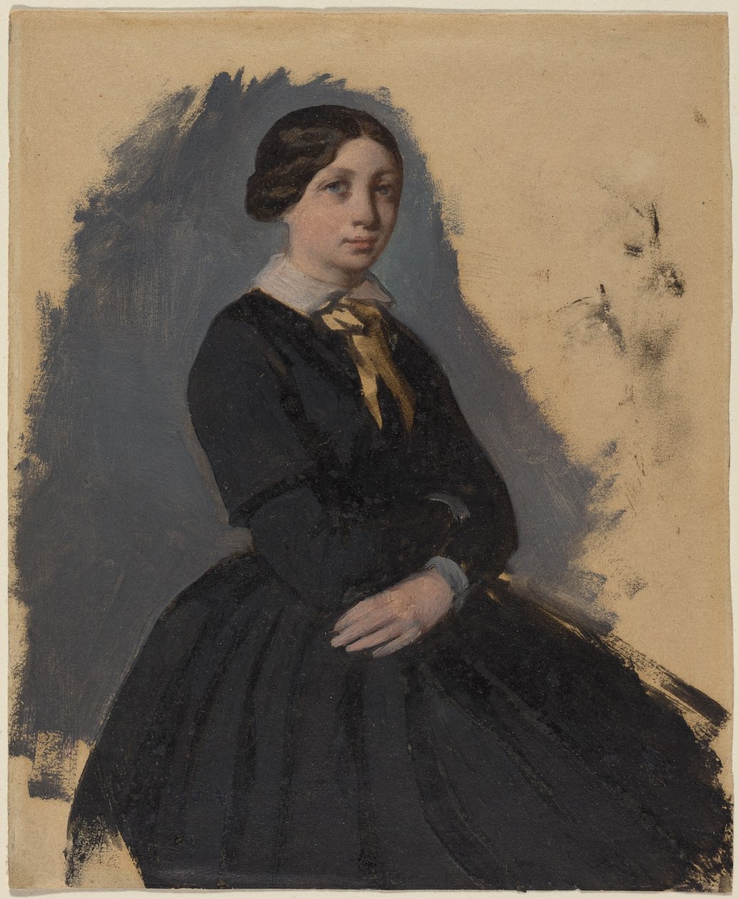 Jovem de Preto de Edgar Degas