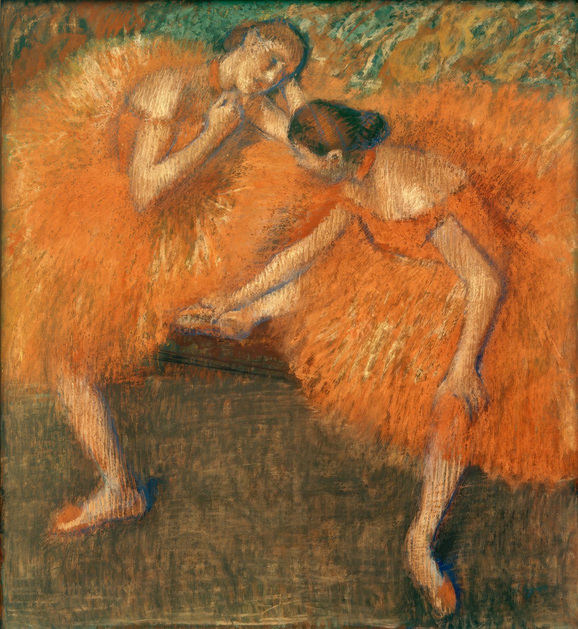 Dois dançarinos de Edgar Degas
