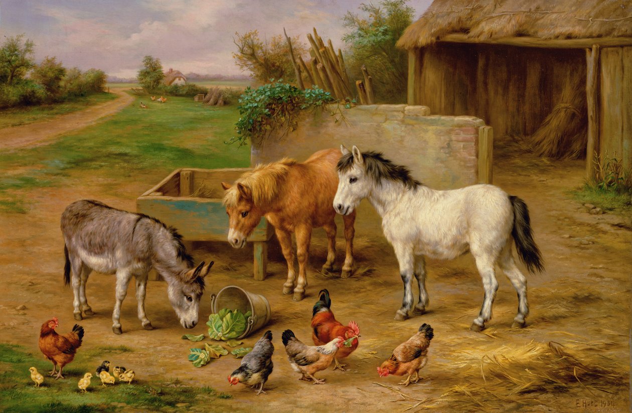 Amigos da quinta de Edgar Hunt