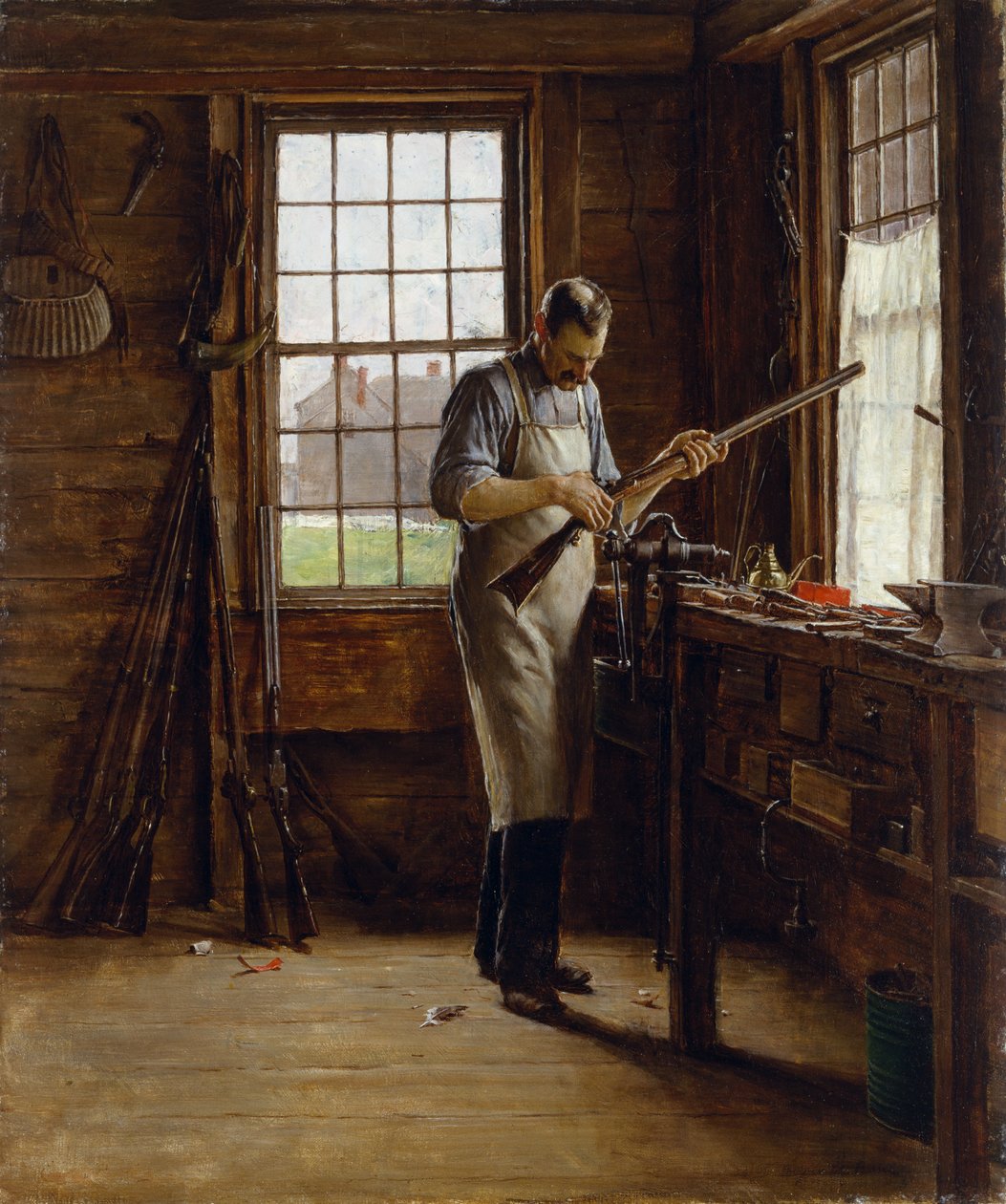 The Gunsmith Shop, c.1890-95 de Edgar Melville Ward
