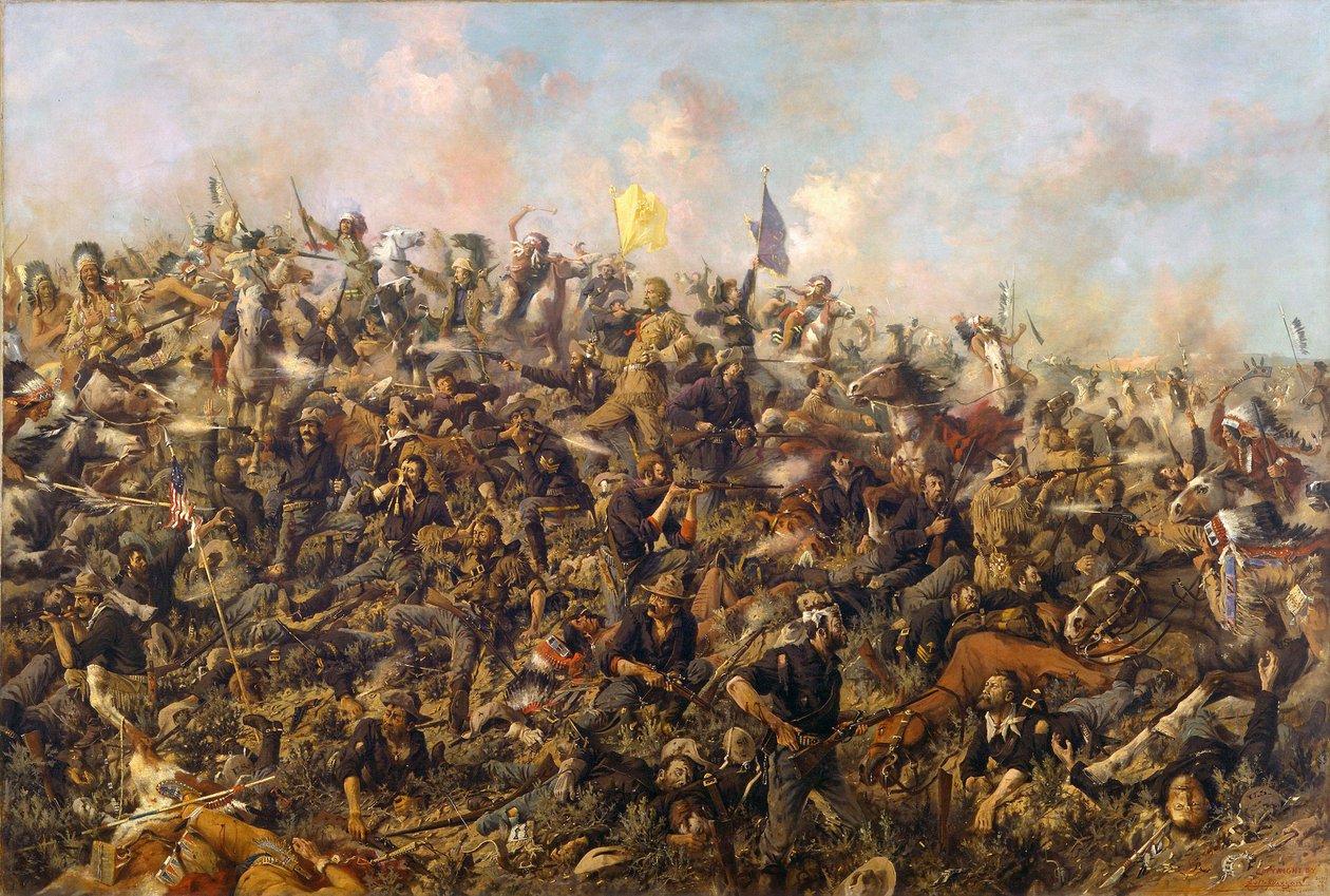 Último Suporte de Custers por Edgar Samuel Paxson, 1899 de Edgar Samuel Paxson