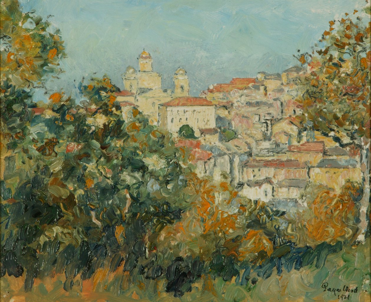 Quinta italiana no cimo da colina de Edgar Wood