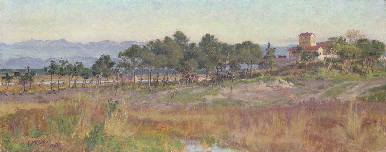Na Toscana, 1897 de Edith Ridley Corbet