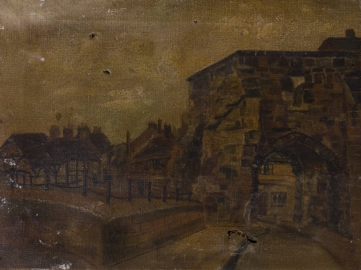 Em torno de Cook Street Gate, Coventry, c.1900 de Edith Elsegood Burrows