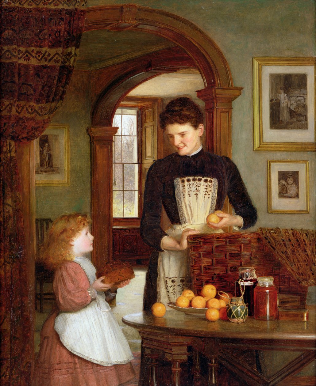 Cesto Escolar de Tommy de Edith Hayllar