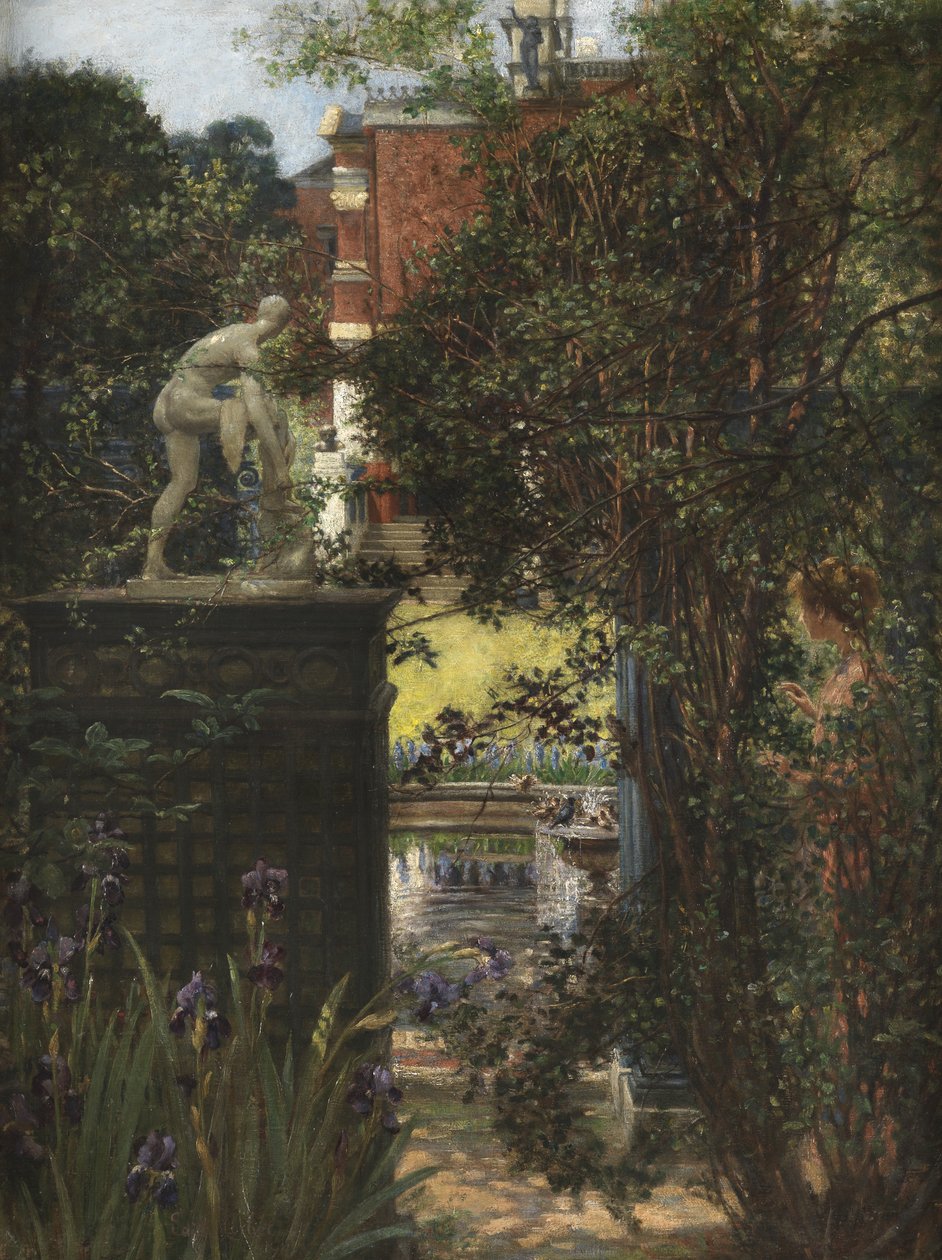 O Jardim da Casa de Alma-Tademas, 1911 de Edith Ridley Corbet