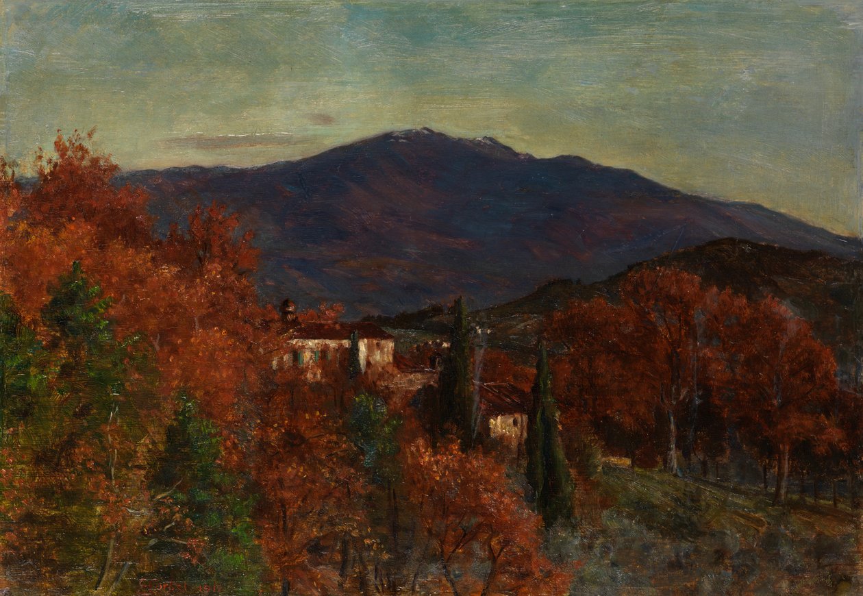 Colinas toscanas | Edith Ridley Corbet | Impressão de arte