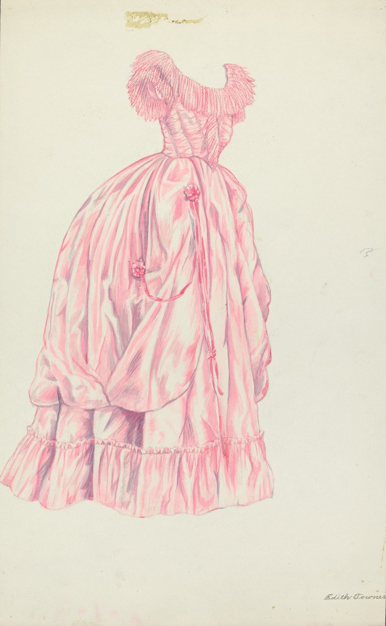 Vestido de noivado de Edith Towner