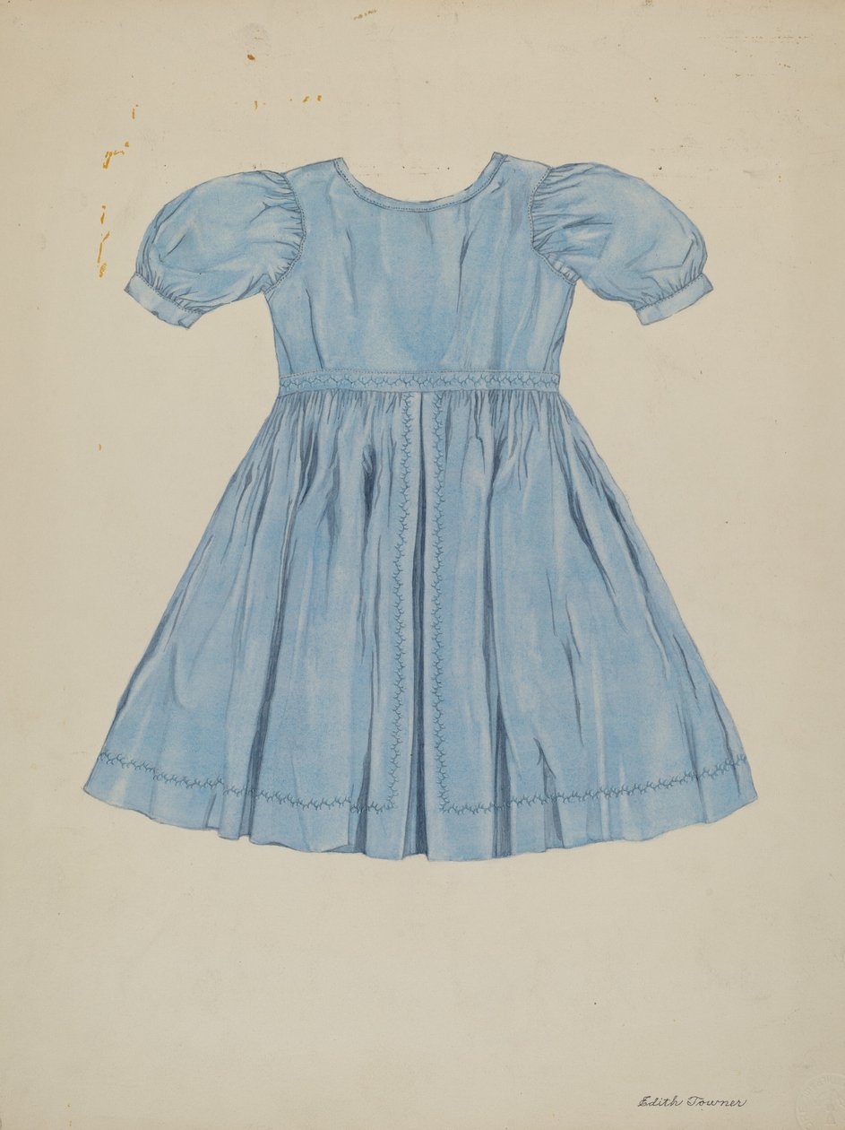 vestido de menino de Edith Towner