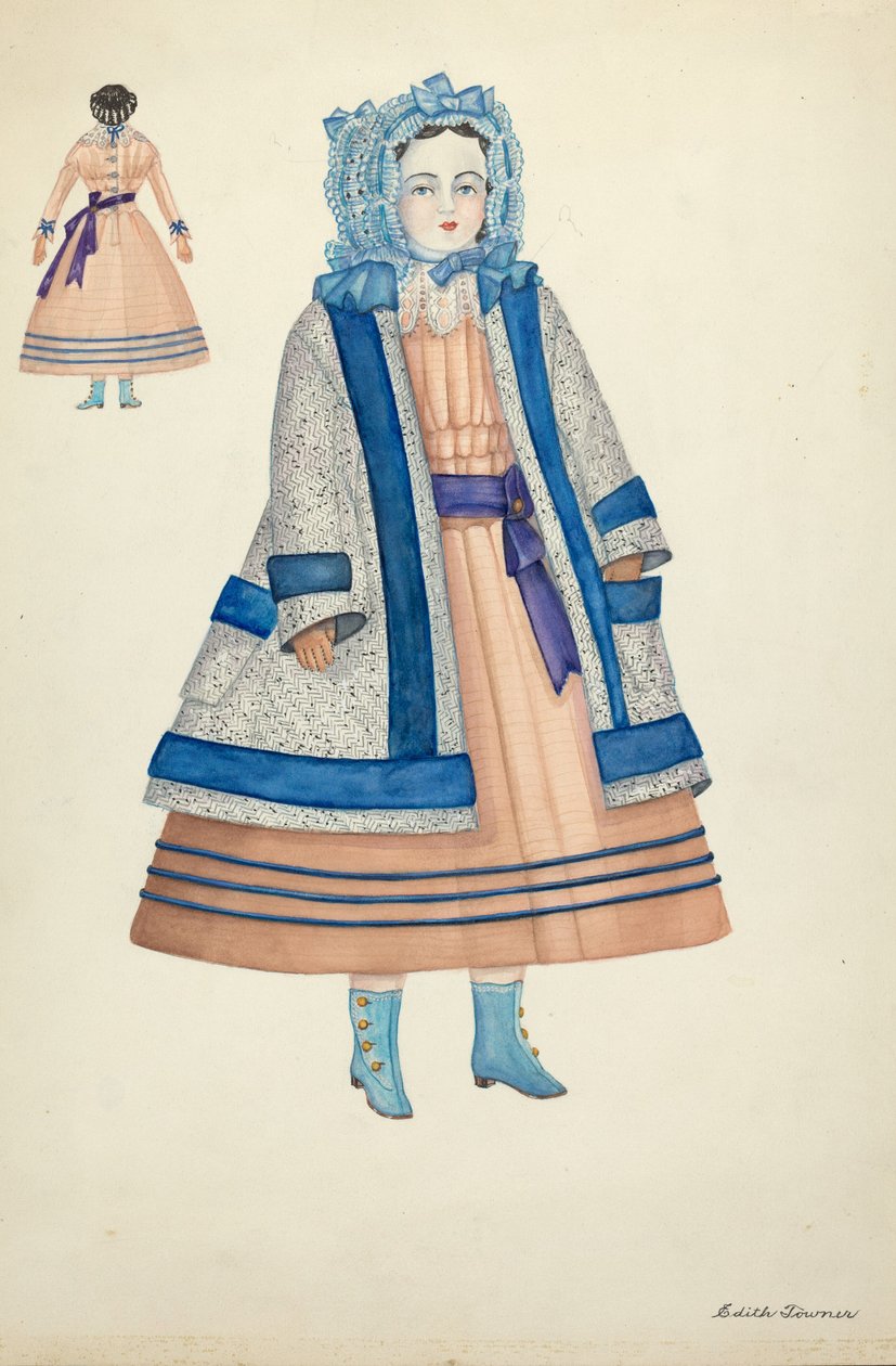 Boneca: "Rose Bates" de Edith Towner