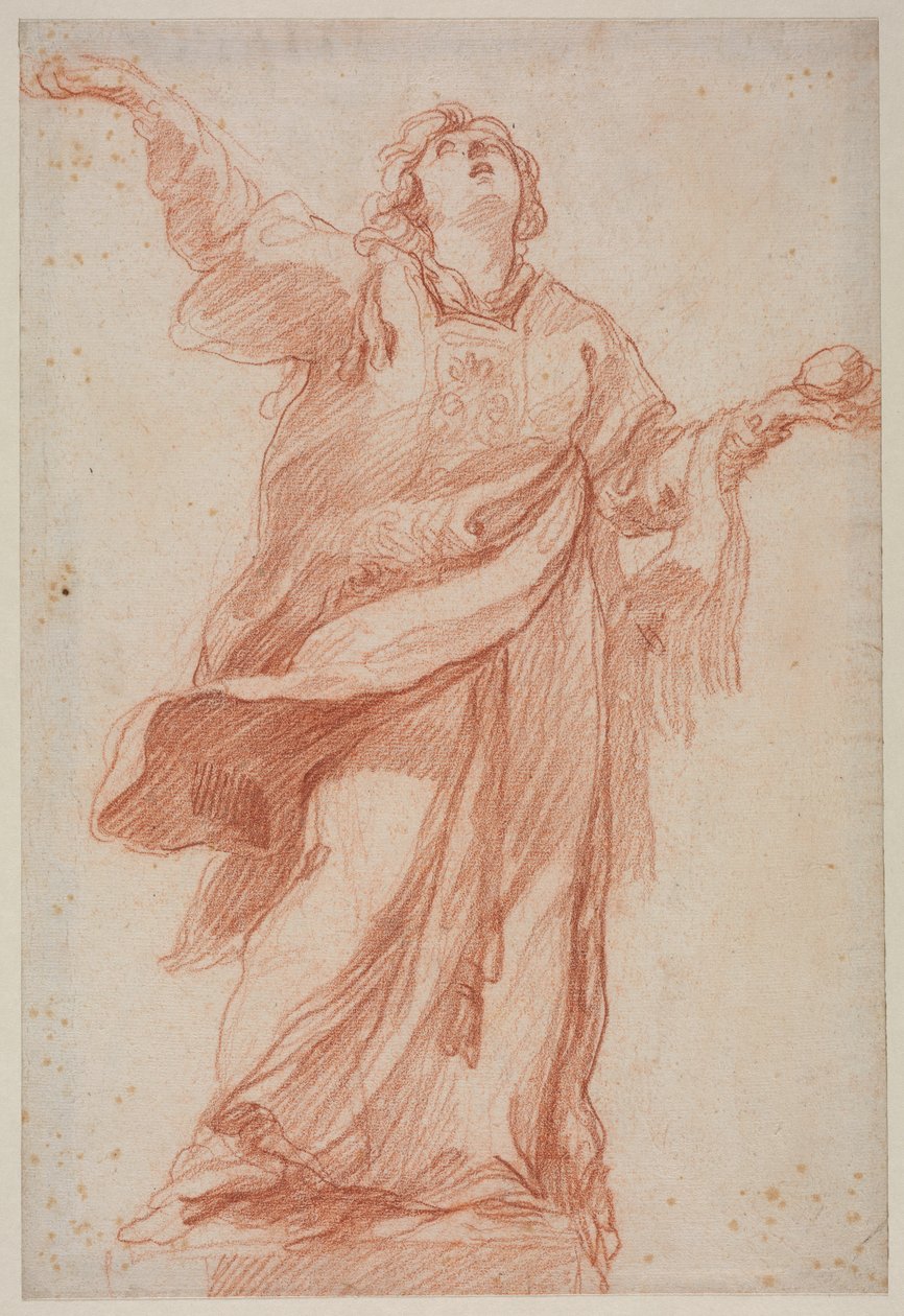 Santo Estêvão em êxtase, segundo terço dos anos 1700. de Edmé Bouchardon