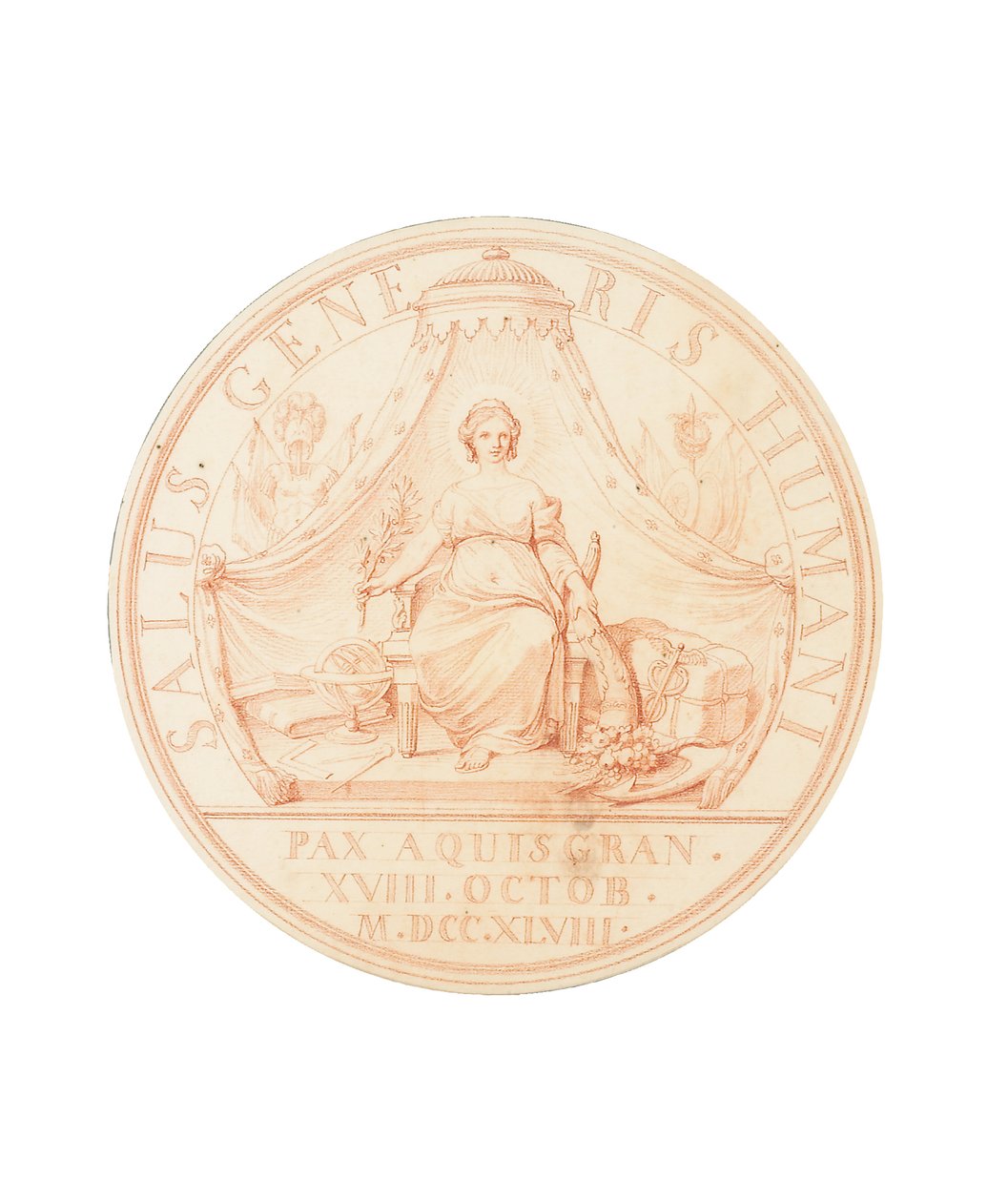 A Paz de Aix-la-Chapelle, 1748 de Edmé Bouchardon
