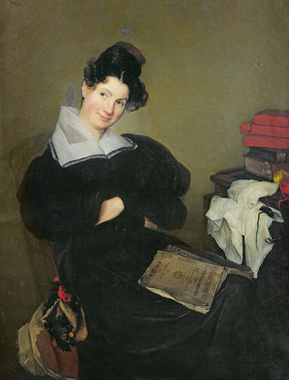 Retrato de Madame Bail, c.1830 de Edme Jean Pigal