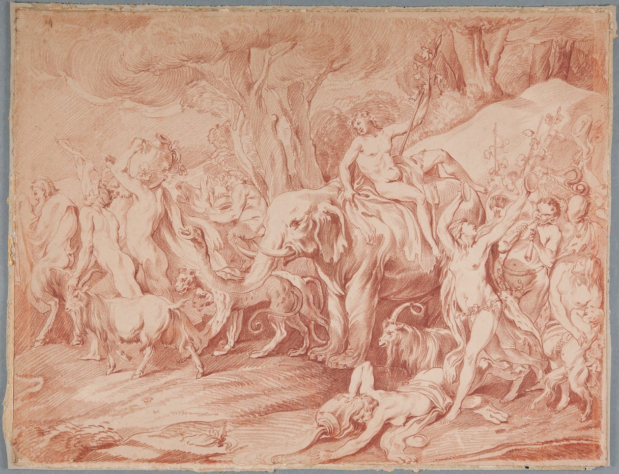 Triumphzug des Bacchus de Edmé Bouchardon