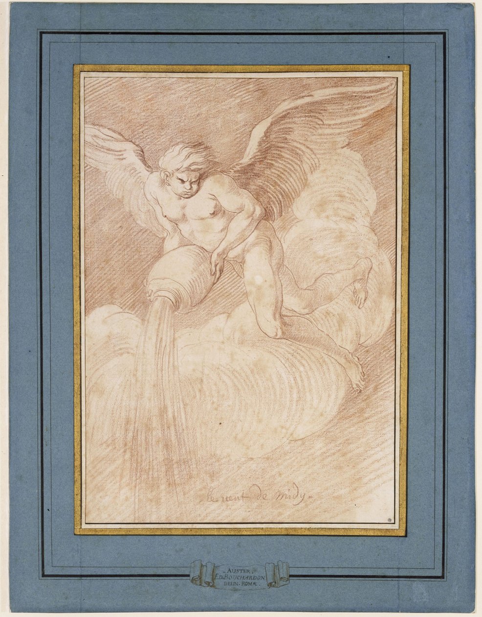 Der Südwind de Edmé Bouchardon