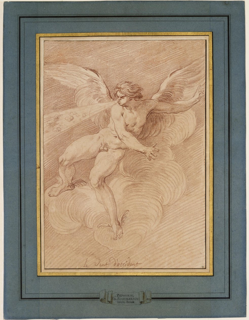 Der Westwind de Edmé Bouchardon