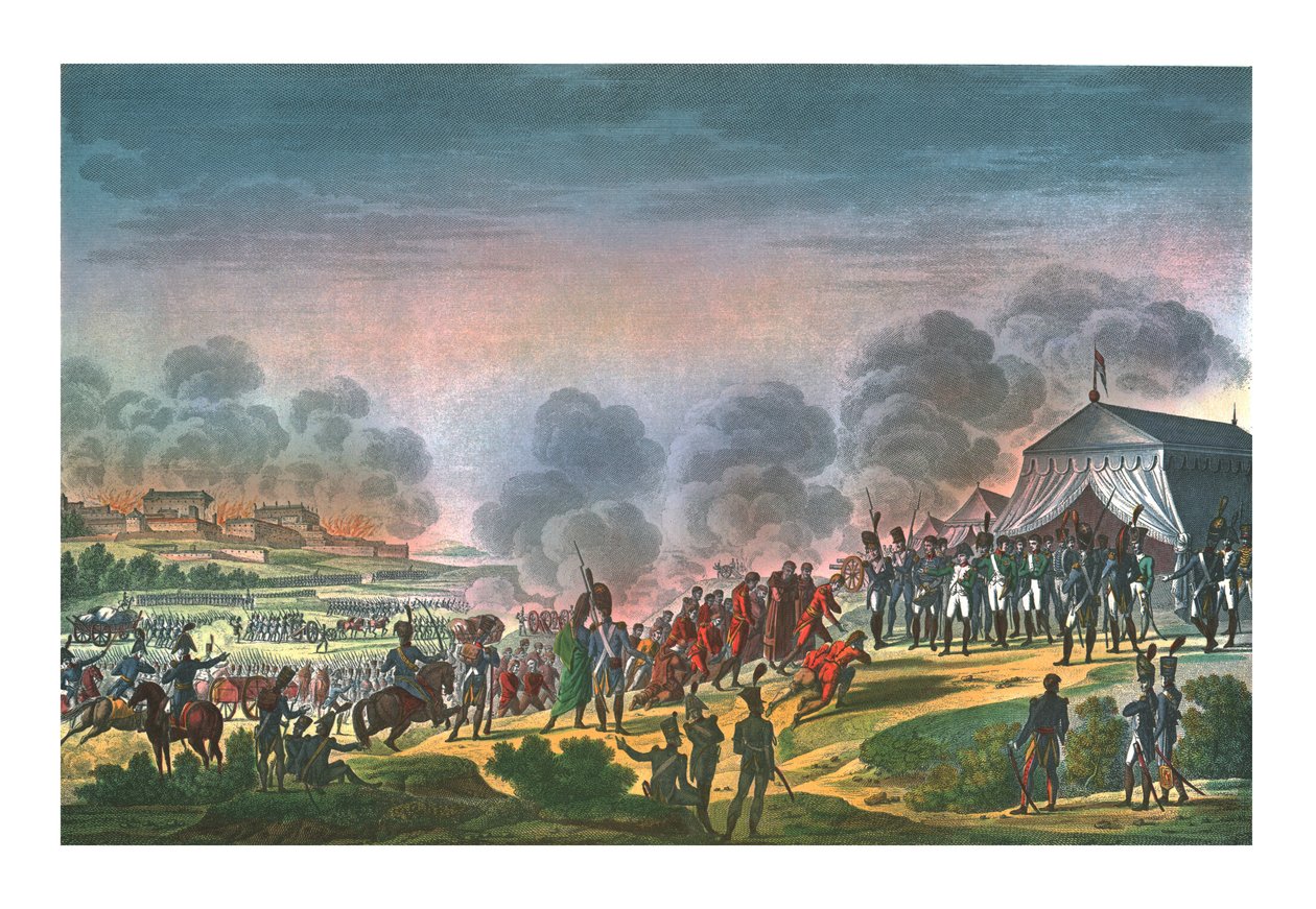 Bombardeio de Madri, 4 de dezembro de 1808, c1850. de Edme Bovinet