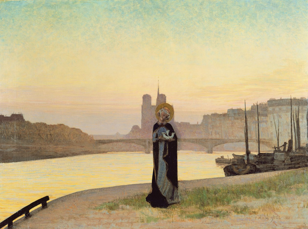 St. Genevieve, 1885 de Edmond François Aman Jean