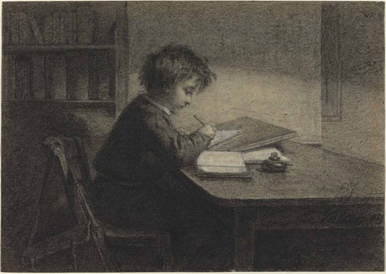 O Erudito de Edmond Eugène Valton