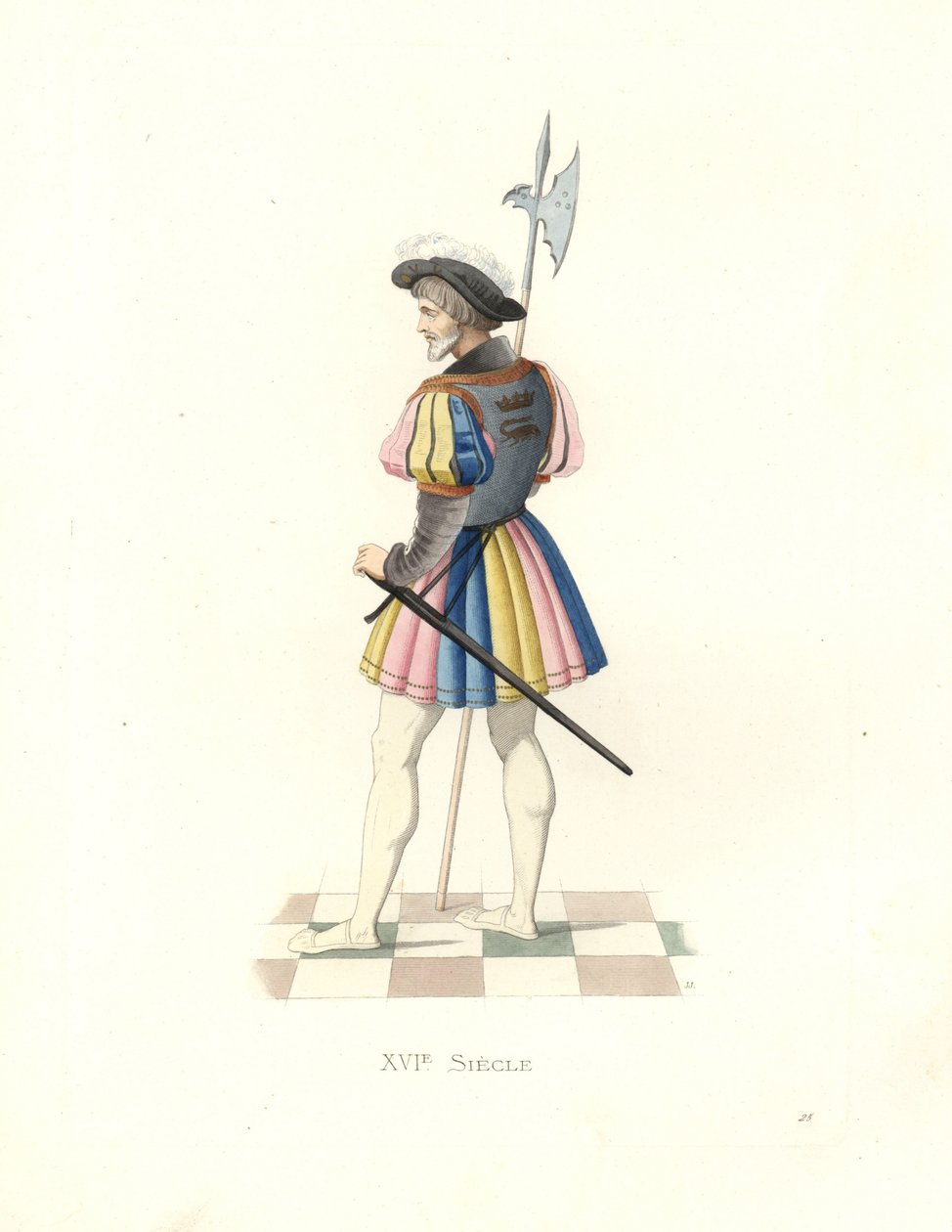 Guarda-costas para Francisco I de Edmond Lechevallier Chevignard