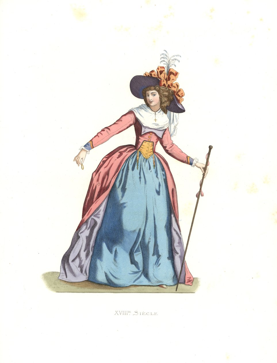 Mulher da moda, França de Edmond Lechevallier Chevignard