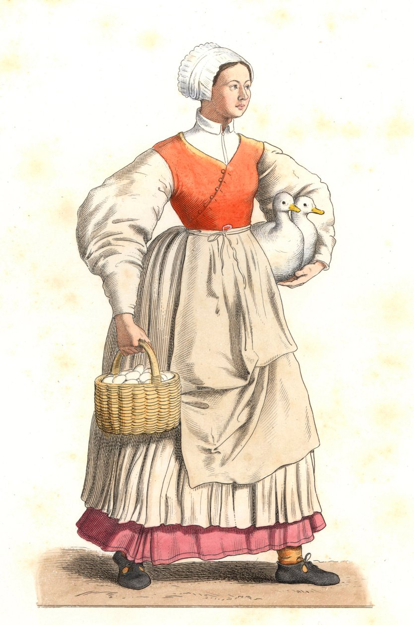 camponês francês de Edmond Lechevallier Chevignard