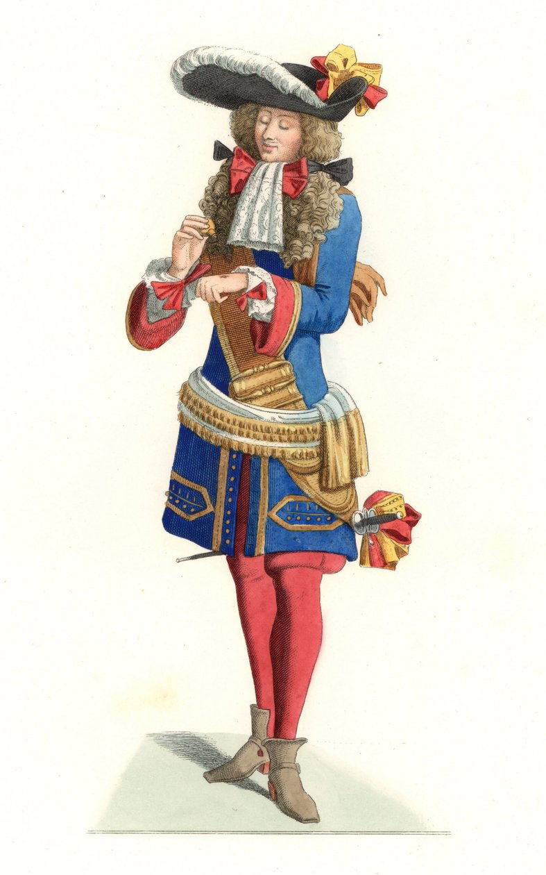 oficial real francês de Edmond Lechevallier Chevignard