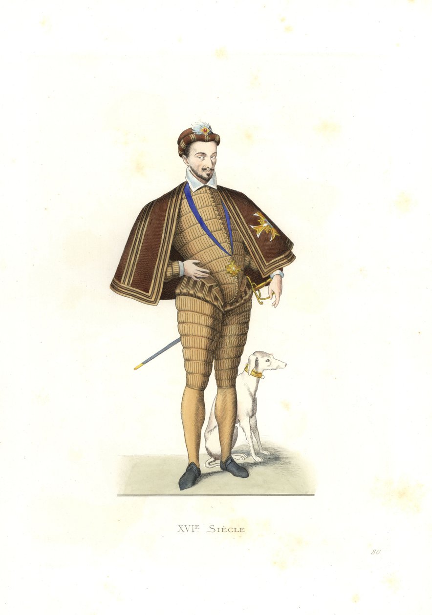 Rei Henrique III de França de Edmond Lechevallier Chevignard