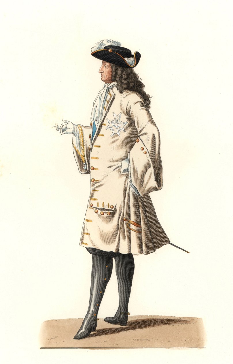 Luís XIV da França (1638-1715) de Edmond Lechevallier Chevignard