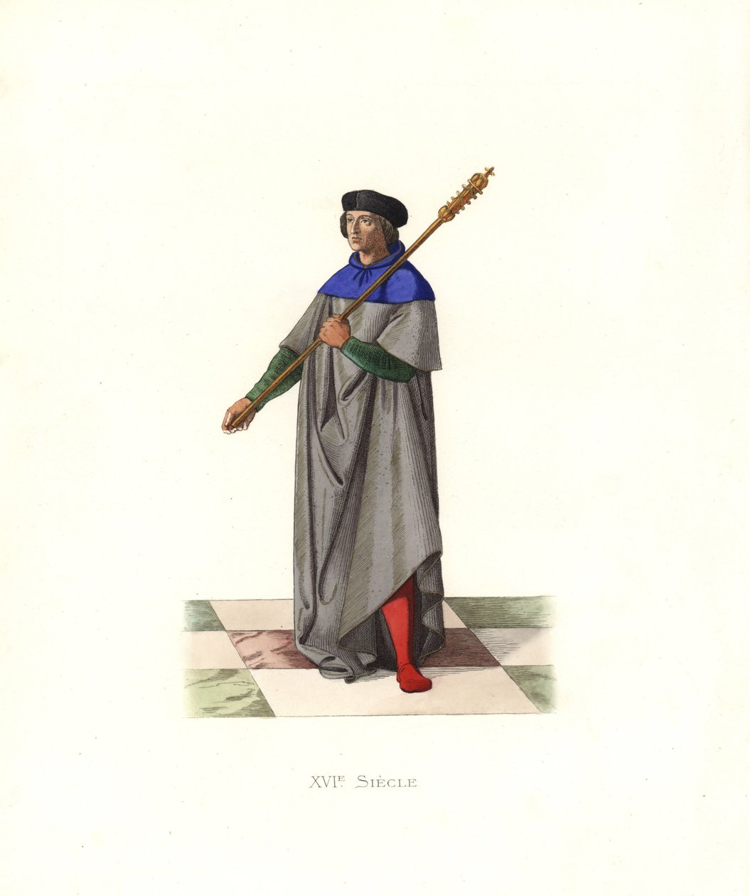 Mace-bearer sob o Rei Luís XII de Edmond Lechevallier Chevignard