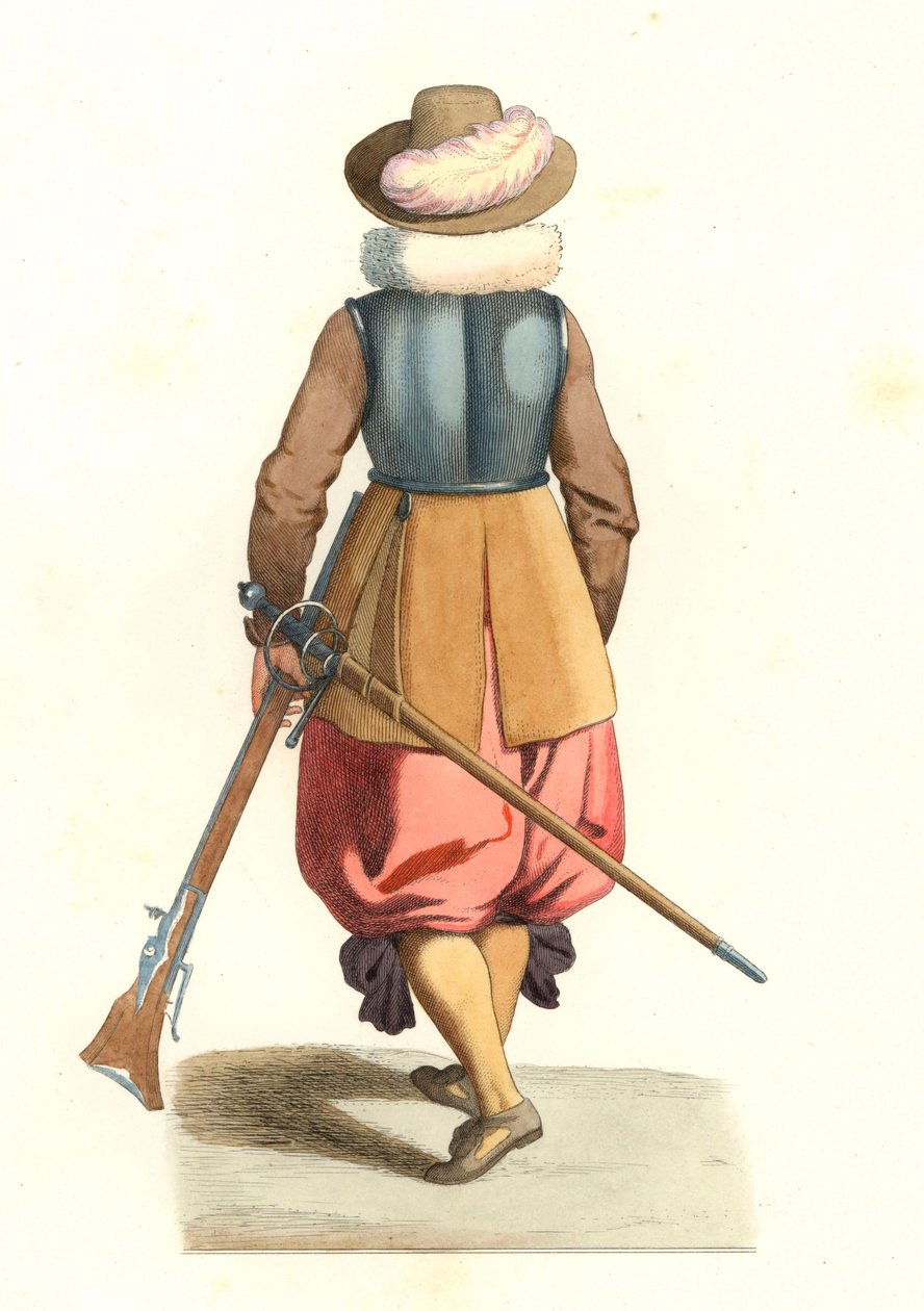 Mosqueteiro da Flandres Francesa de Edmond Lechevallier Chevignard