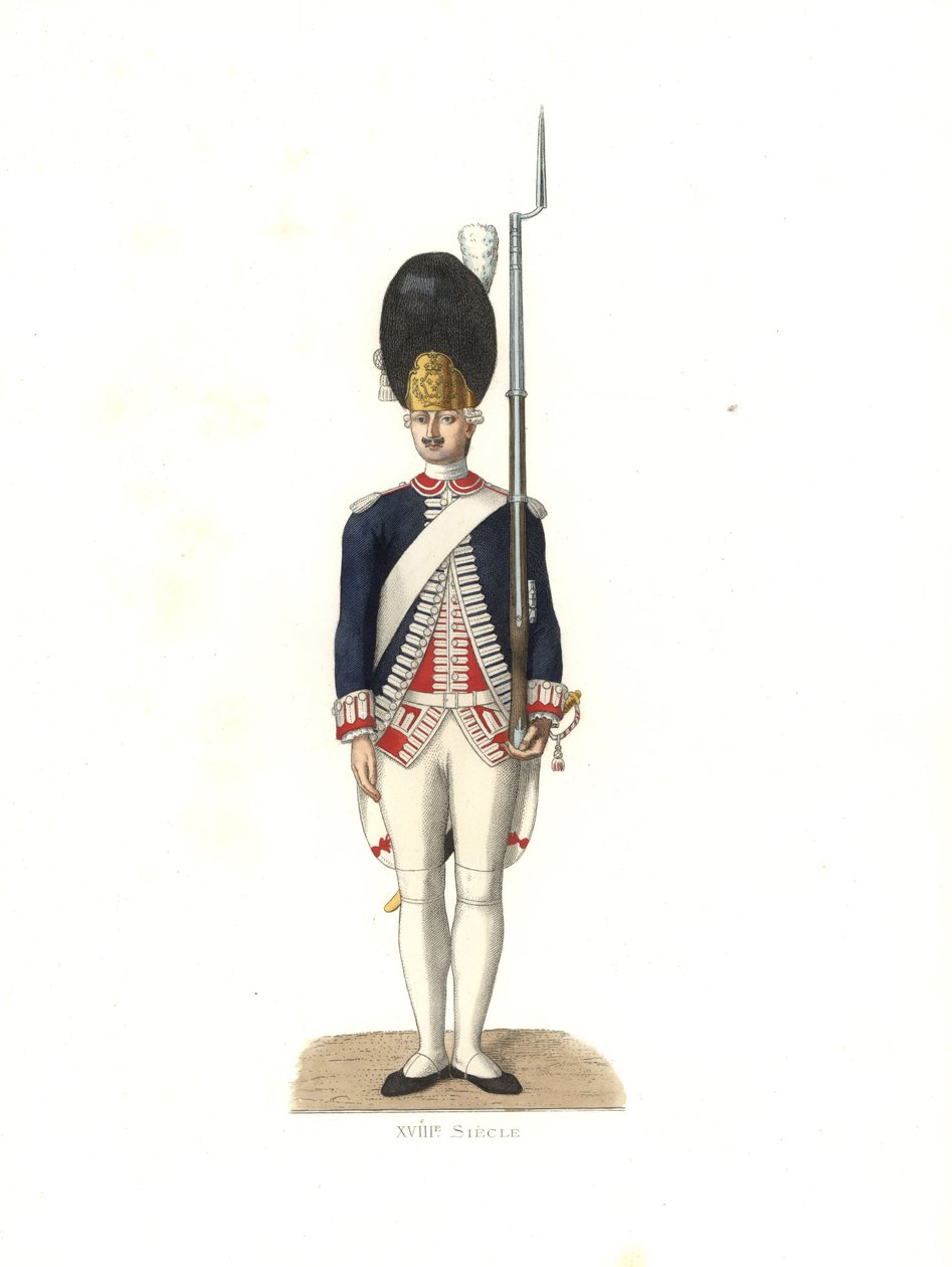 Soldado da Guarda Francesa de Edmond Lechevallier Chevignard
